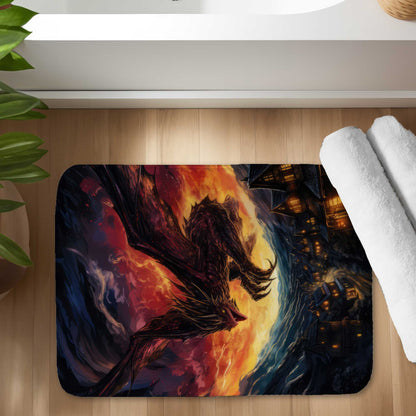 Back for Revenge Blue Bath Mat | Stylish Home Decor Accent