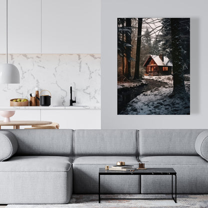 By the river - 32"x32" Canvas