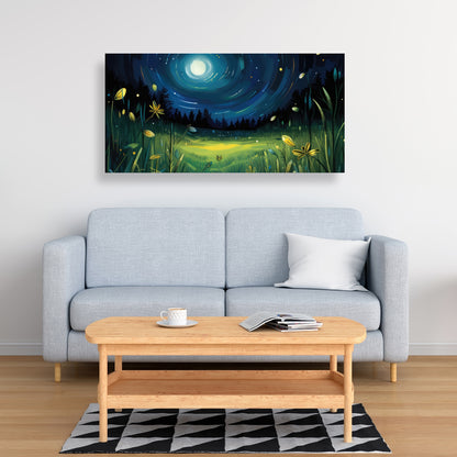 Between grass blades - 32"x32" Canvas