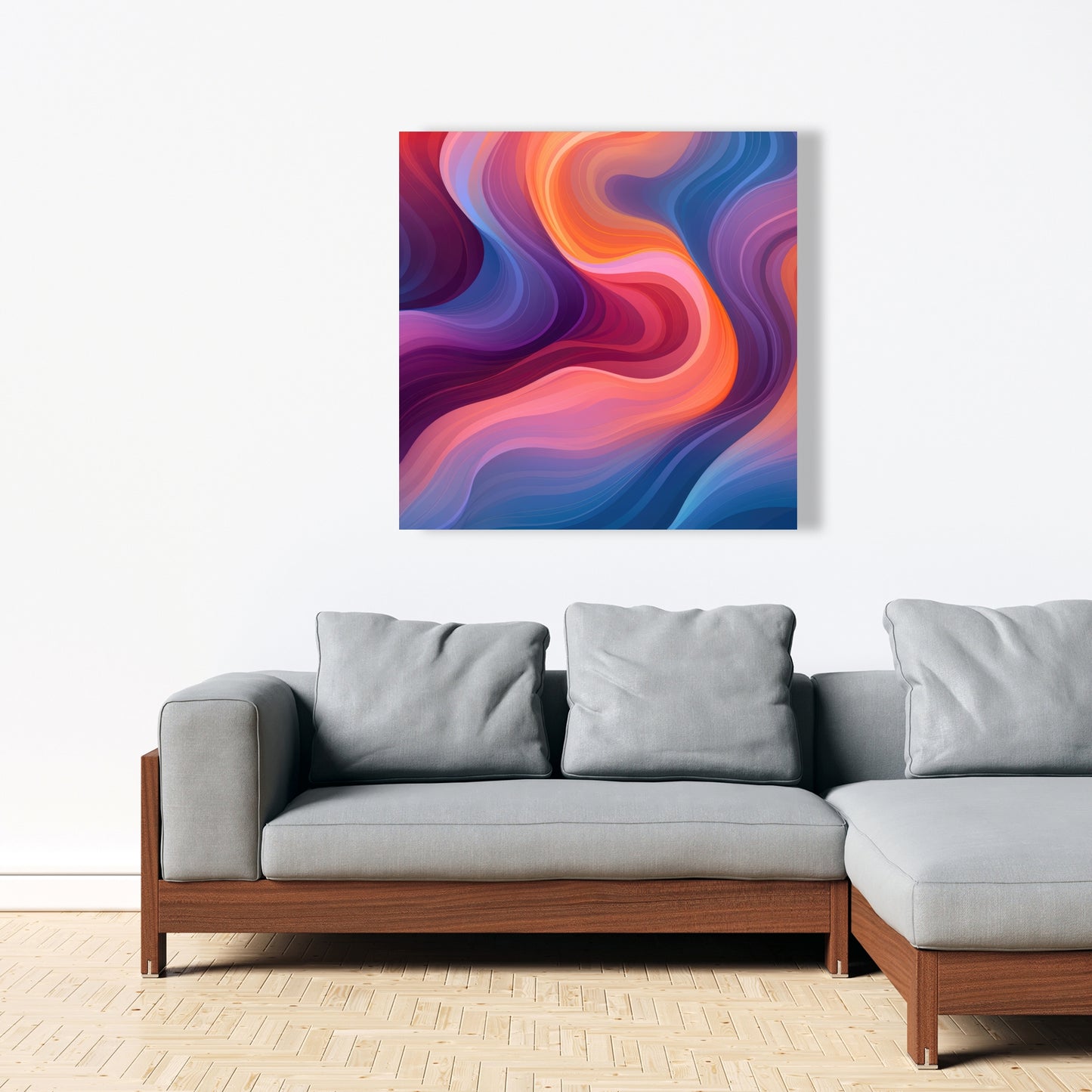 Purple Haze - Blue Canvas Art for Stunning Home Decor