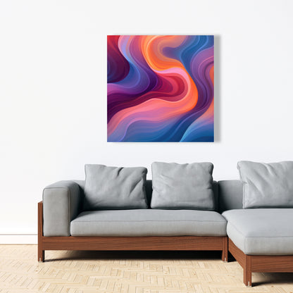 Purple Haze - Blue Canvas Art for Stunning Home Decor