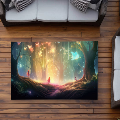 A dream come true - Pink outdoor area rug for home decor