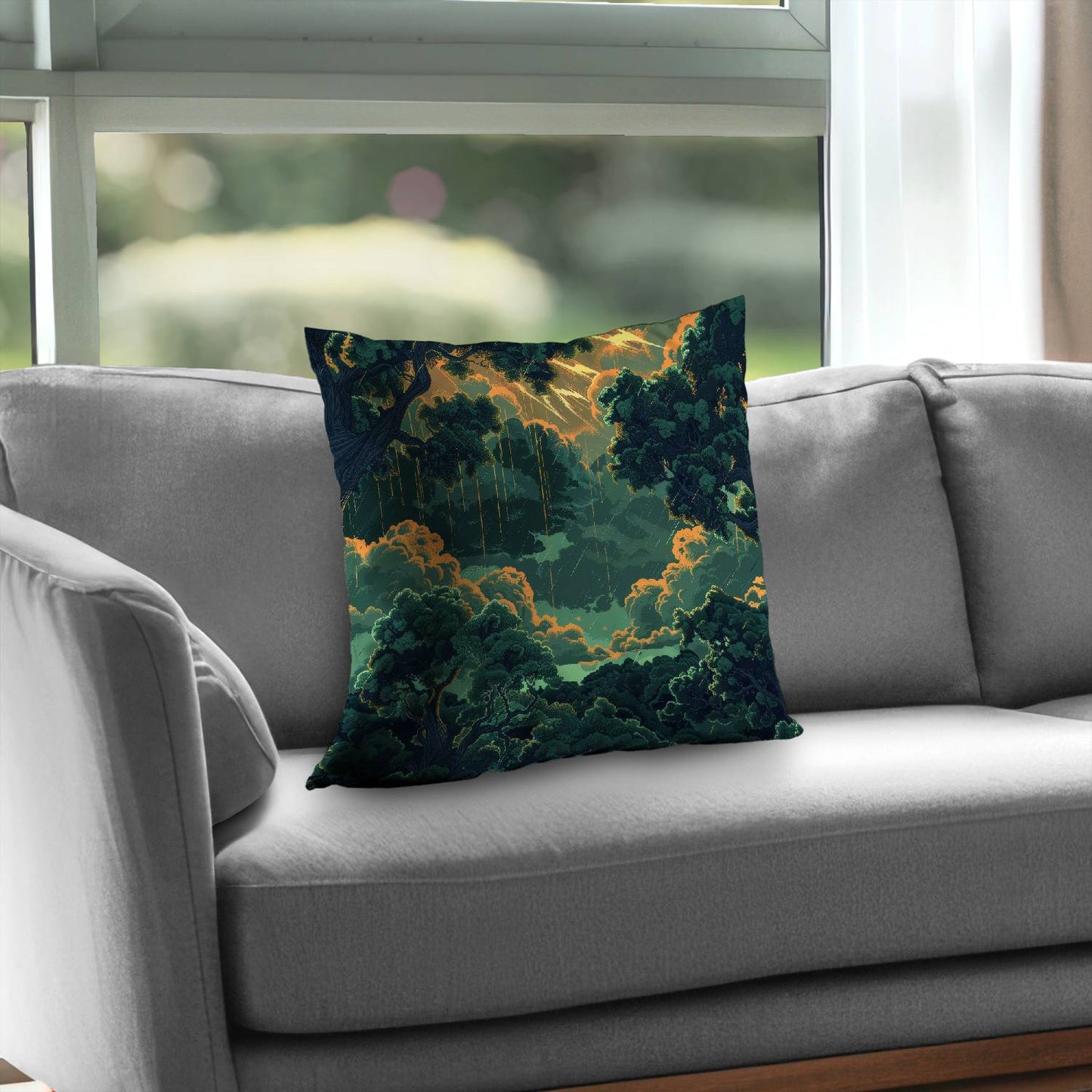 Drops - Throw pillow - Print on demand