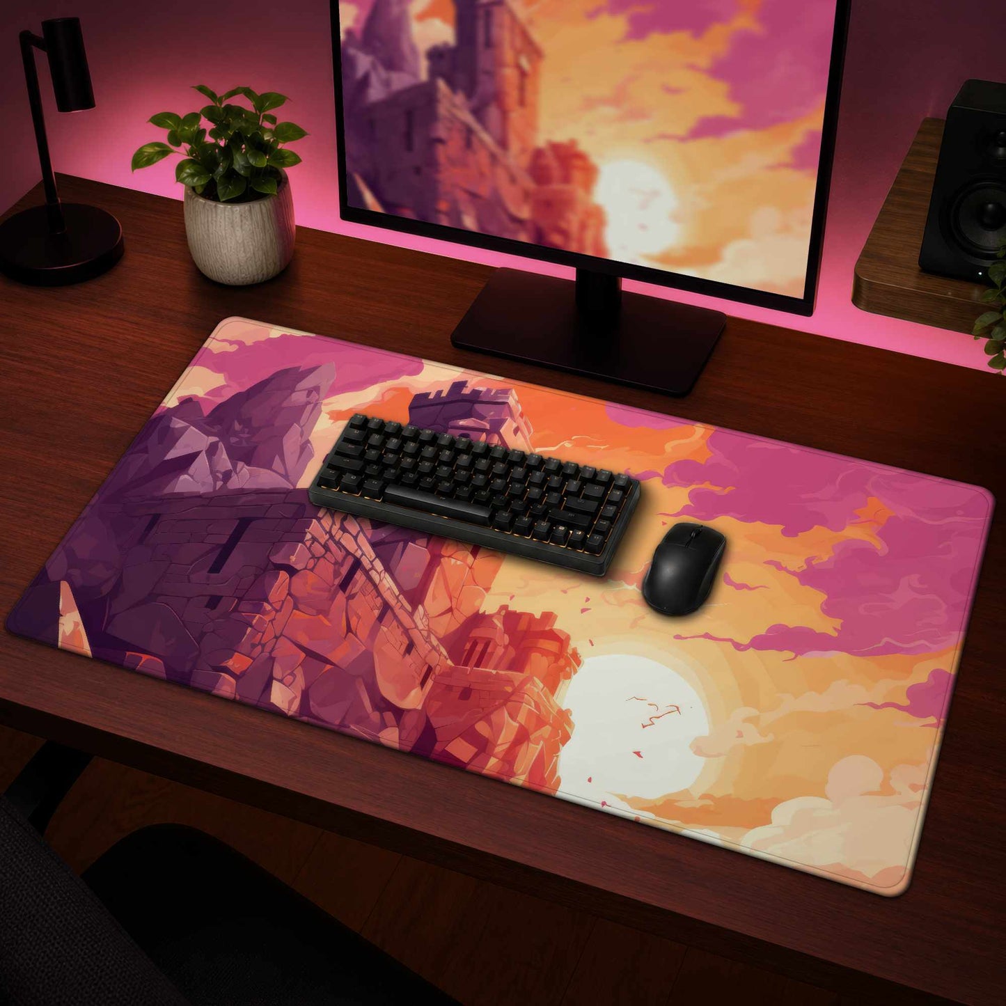 Le tapis de jeu Setting Rampart | Surface de jeu de décoration intérieure