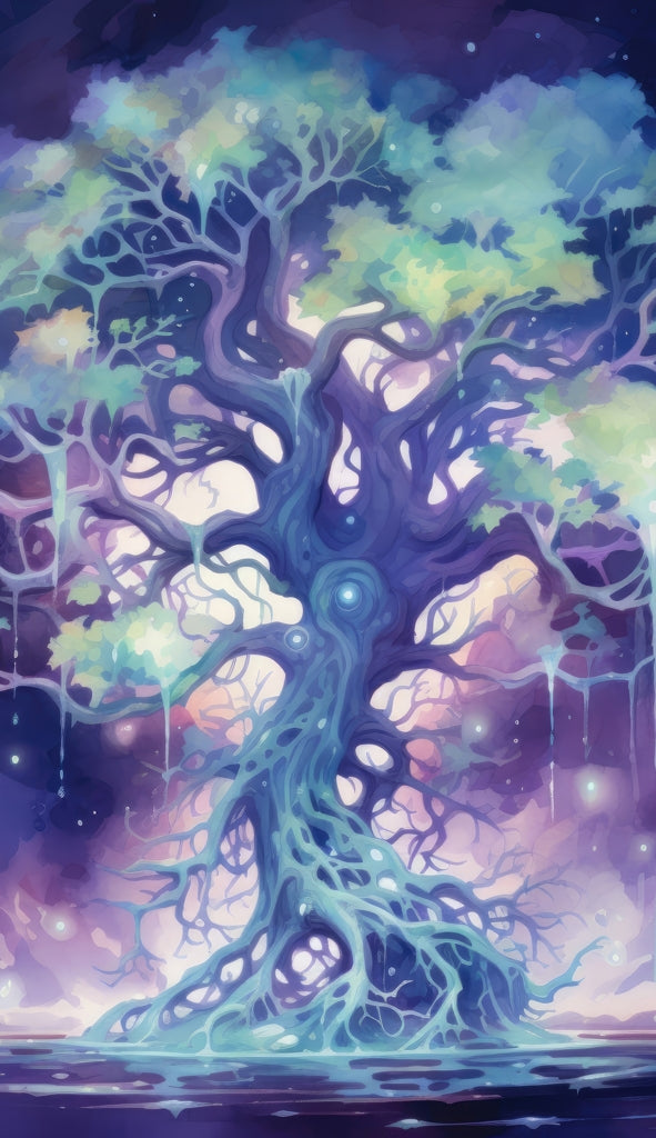 Surreal sap - Purple outdoor area rug for home decor