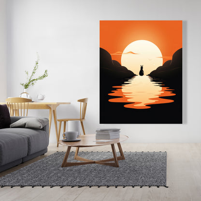 Running away - 32"x32" Canvas