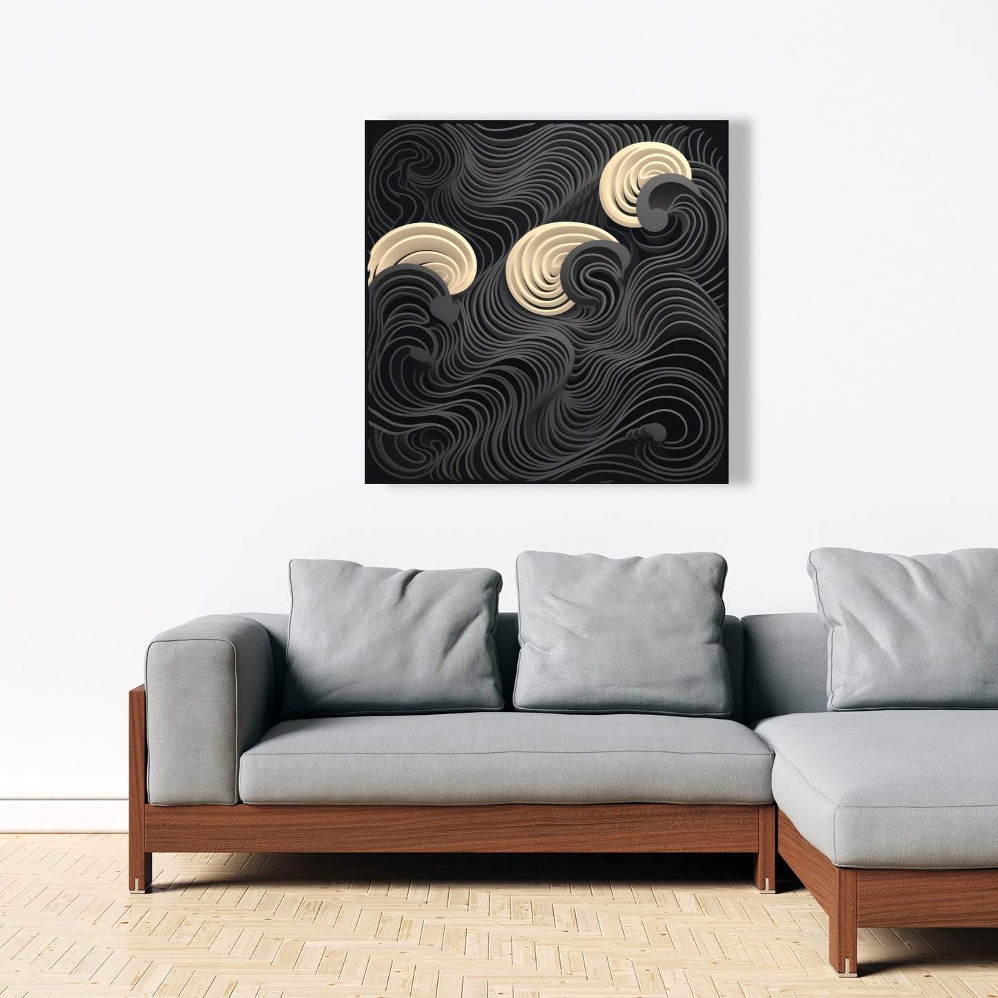 Layers - 32"x32" Canvas