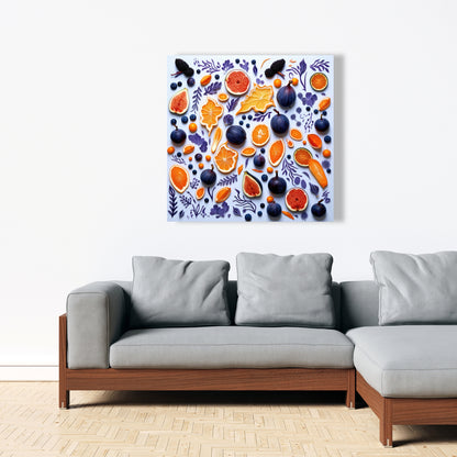 Fruity skins - 32"x32" Canvas