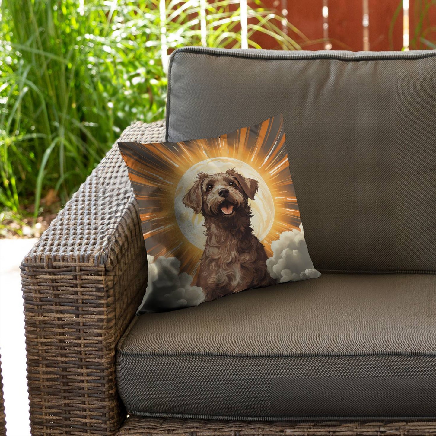 Pupper - Throw pillow - Print on demand