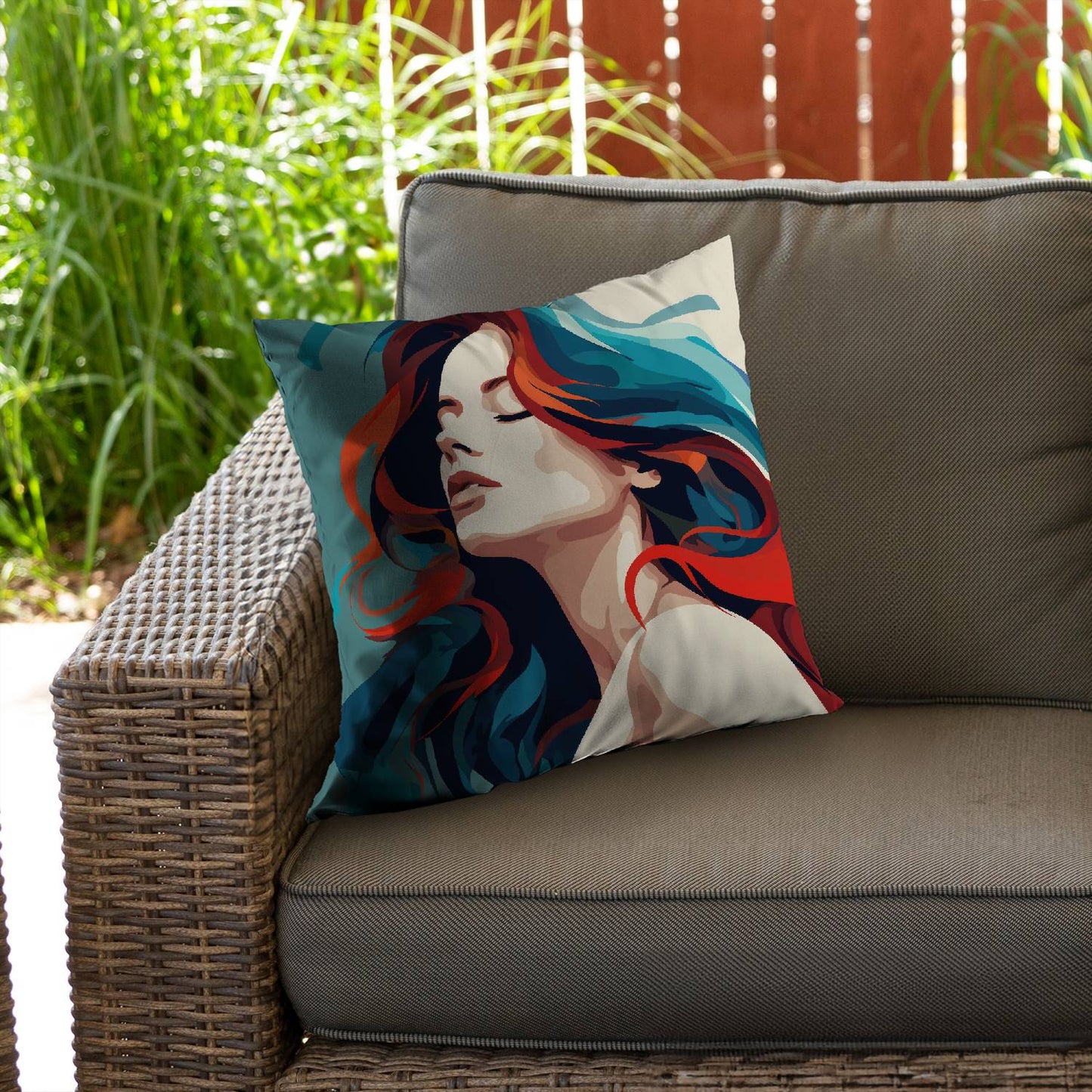 Zen - Throw pillow - Print on demand