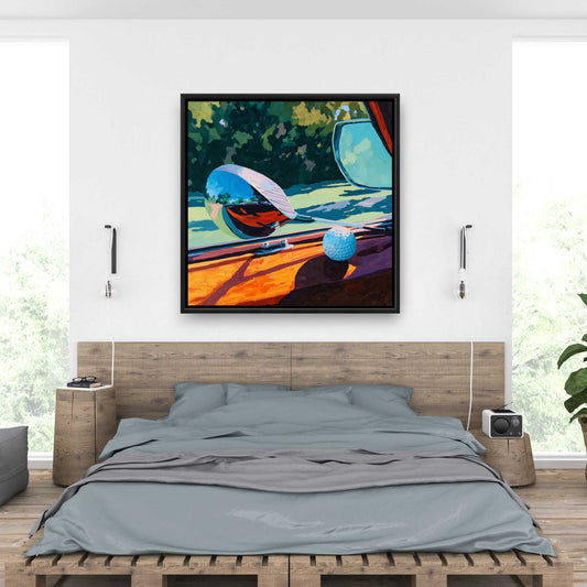 The Drive - Car Summer Framed Canvas for Home Decor | Art