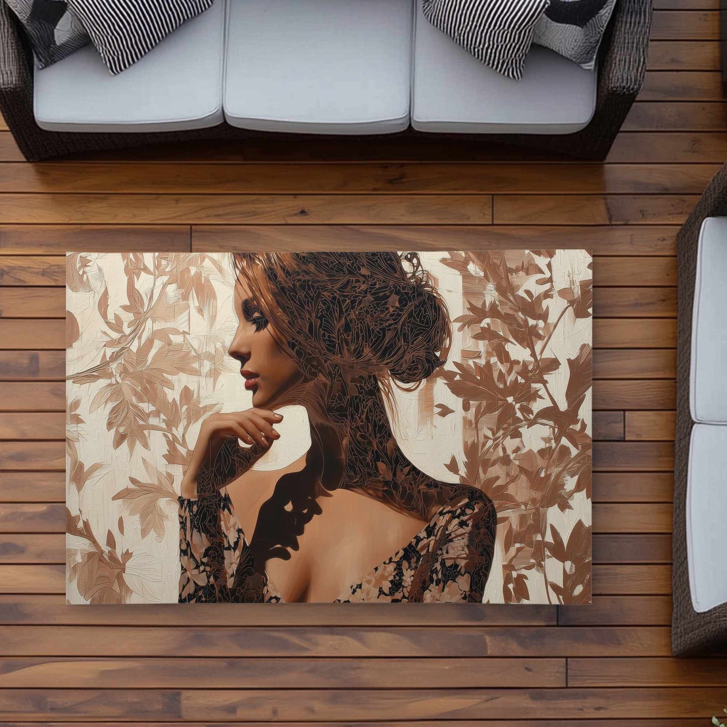 Tapis d'extérieur Contemplation | Tapis de décoration élégant
