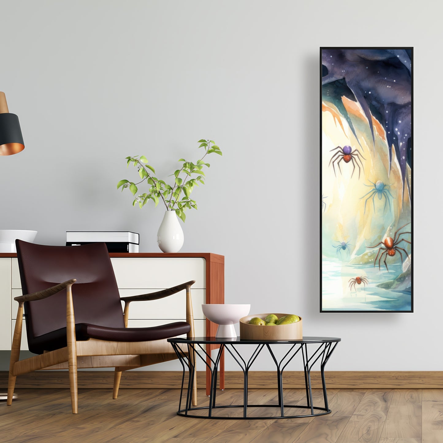 Dire - 36"x36" Framed canvas