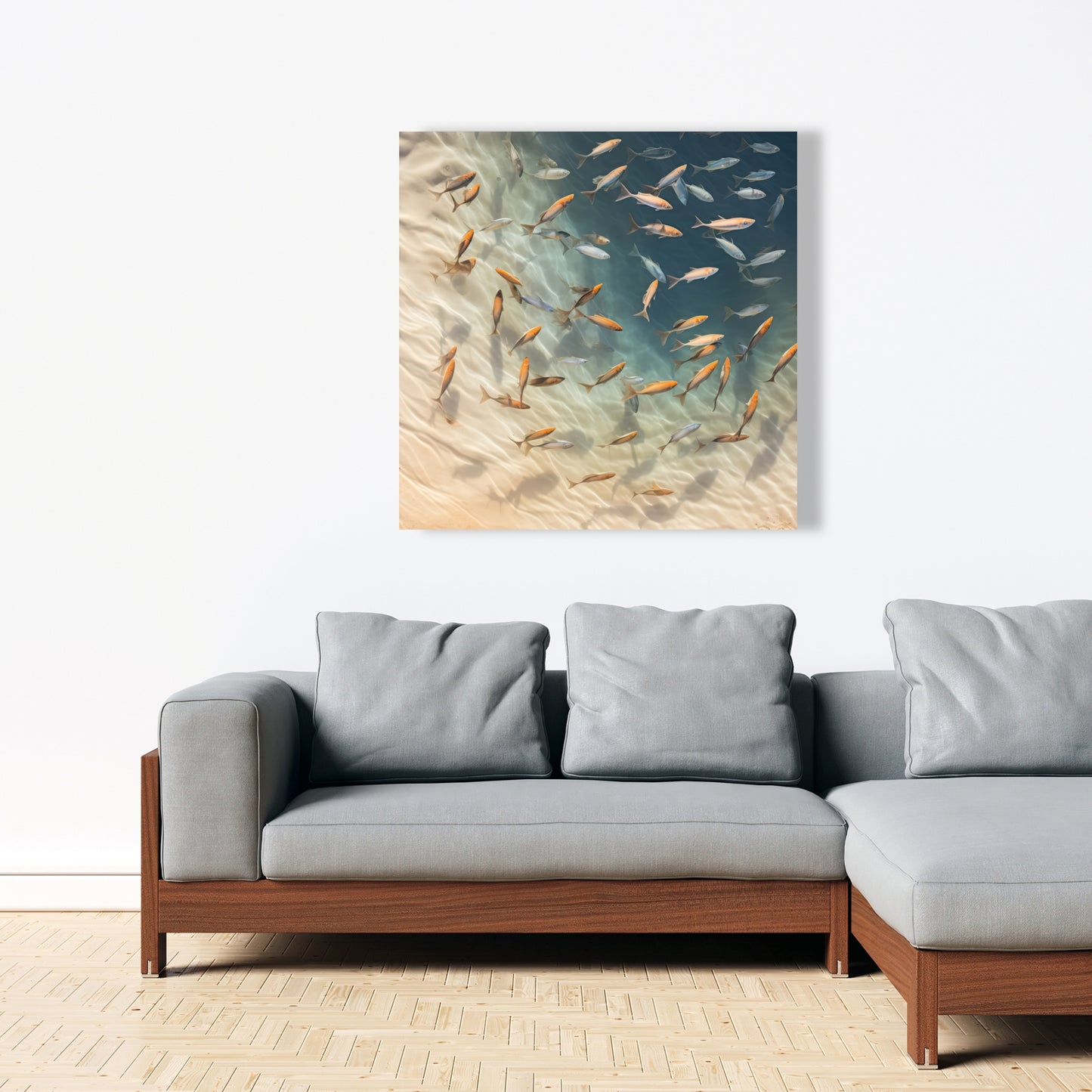 Away from the sand - 32"x32" Canvas