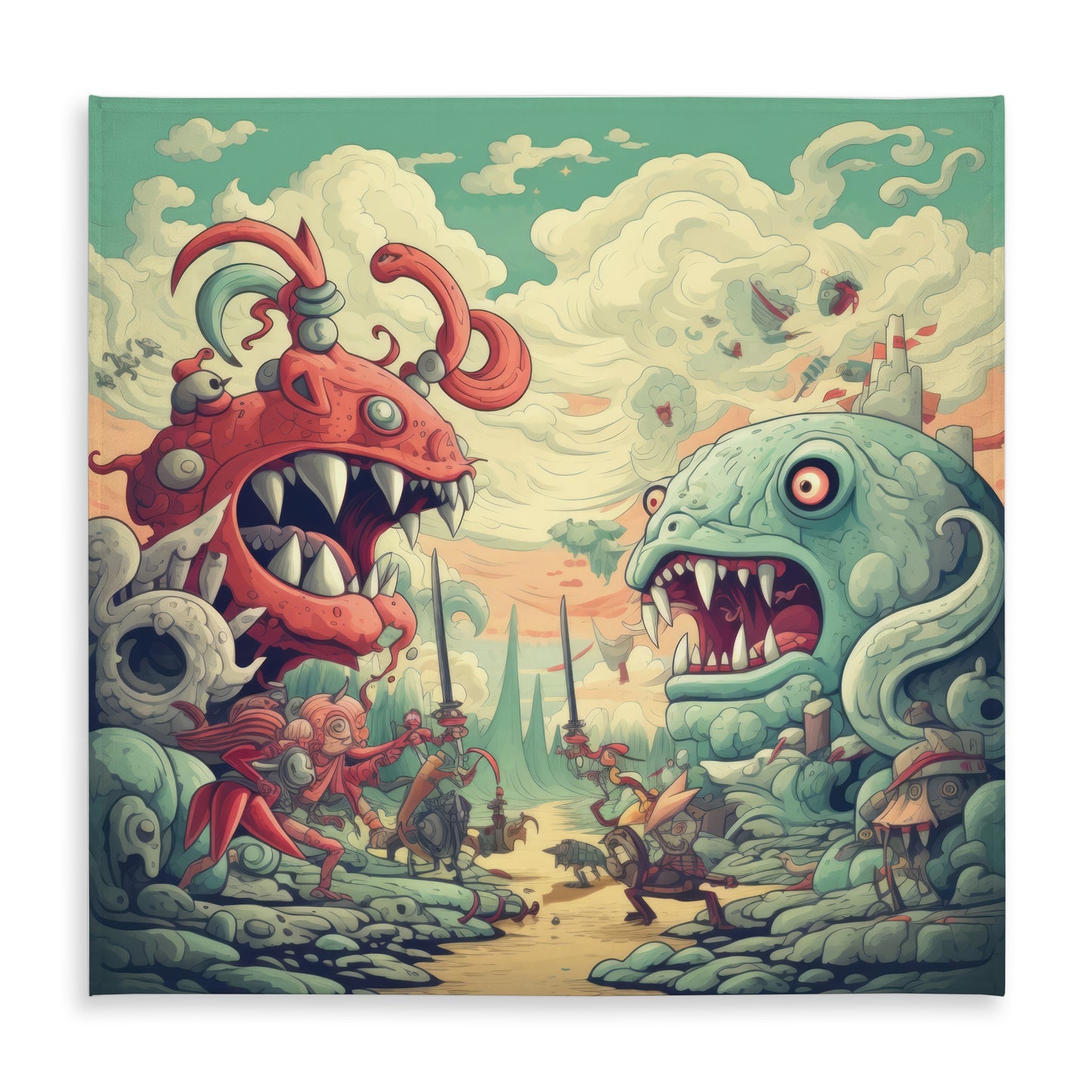 Two titans - Tablecloth