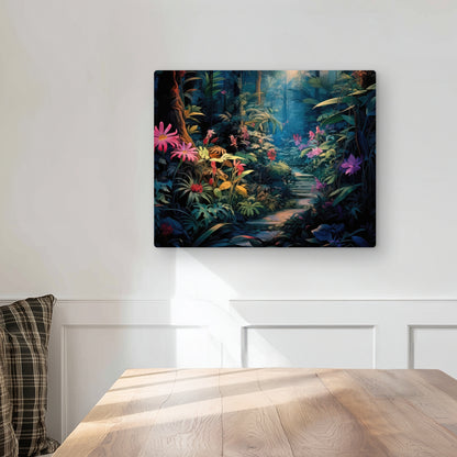 Against all odds - Green Metal Print for Home Decor