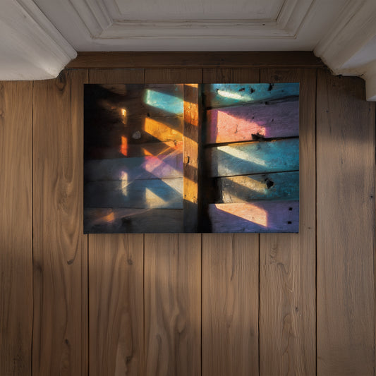 Casting Rainbows Brown Indoor Outdoor Door Mat | Home Decor