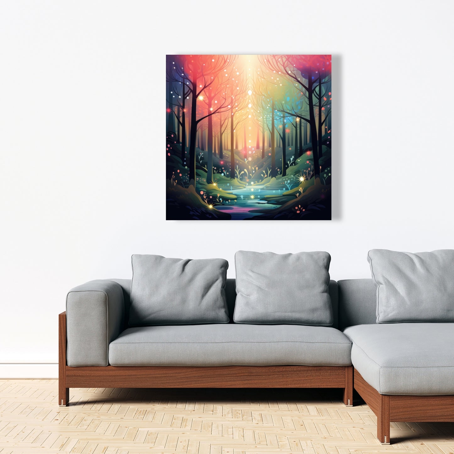 Magical forest - 32"x32" Canvas