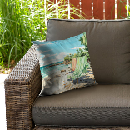 Beach calm - Throw Pillow
