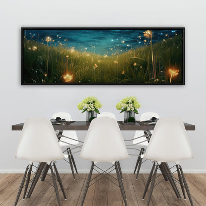 The night sky - 36"x36" Framed canvas