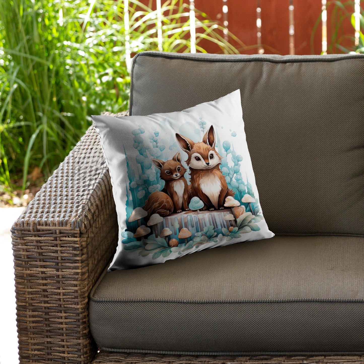 Two pals - Throw Pillow