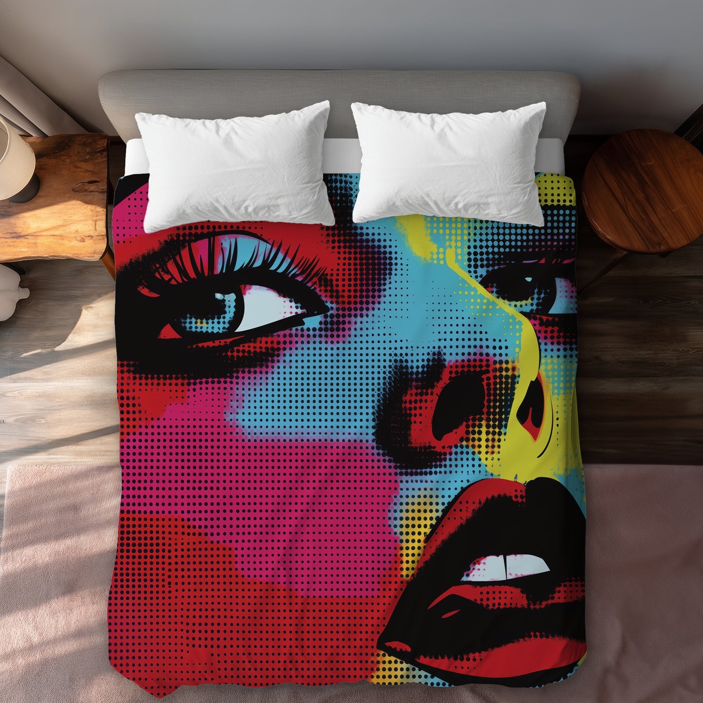 Comics Black Duvet Cover | Stylish Home Decor for Comfort