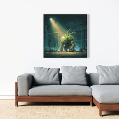 The golem - 24"x24" Canvas