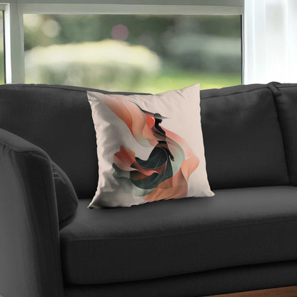 Elegance Poly Twill Throw Pillow - Stylish Home Decor Accent