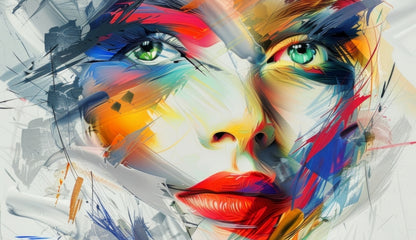 Abstract Look - Red Gaming Mat | Stylish Design