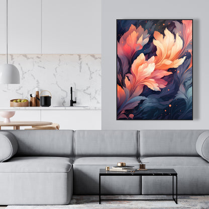 Ethereal - Orange Framed Canvas for Stylish Home Decor
