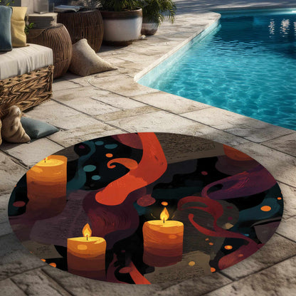 Tapis d'extérieur Whispers in Flame | Décoration intérieure élégante