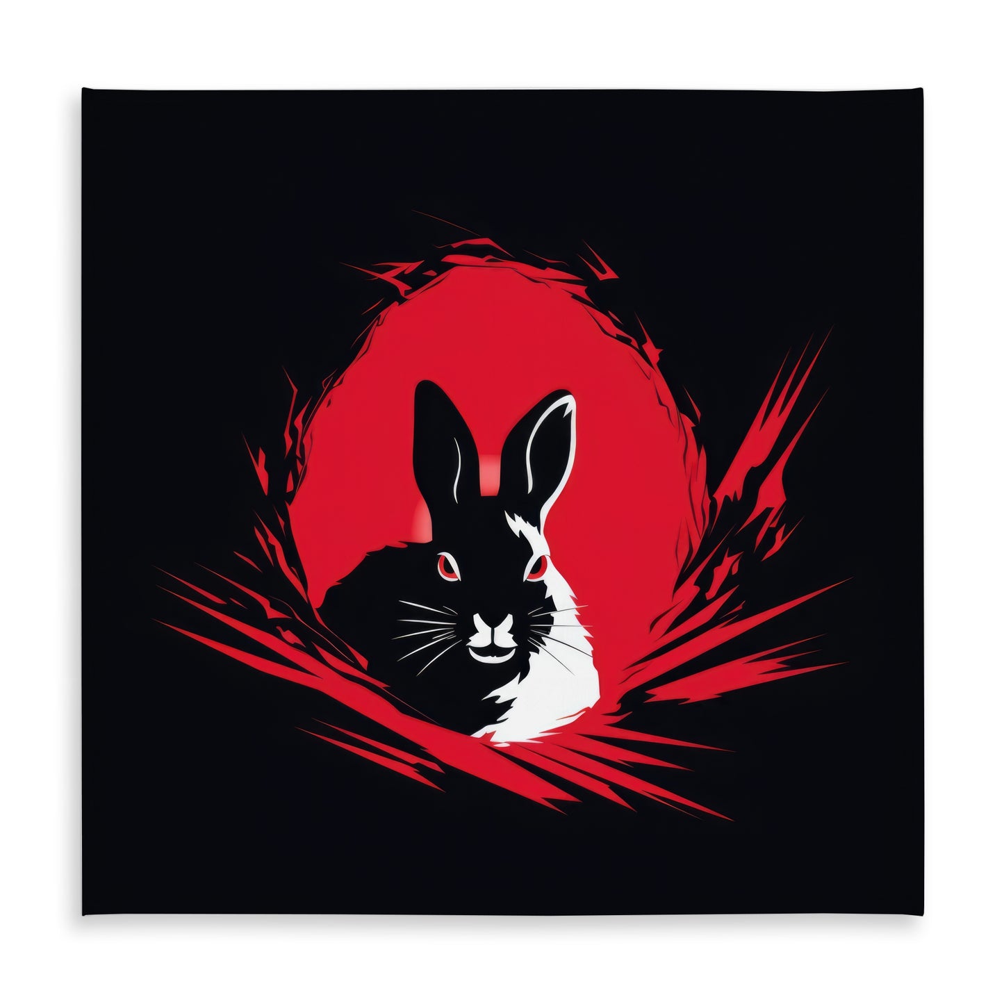 Bad Intentions Black Tablecloth - Indoor Outdoor Home Decor