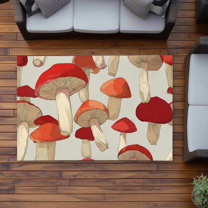 Tapis d'extérieur Crimson Cap Dance | Décoration élégante