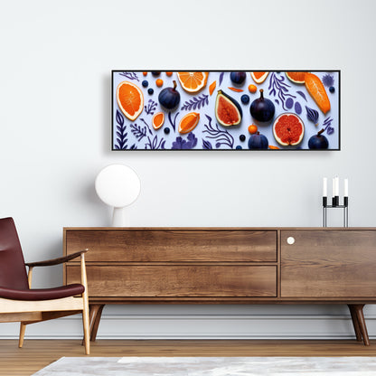Fruity skins - 36"x36" Framed canvas