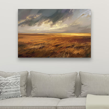 Before the Storm - Gray Canvas Art for Home Decor