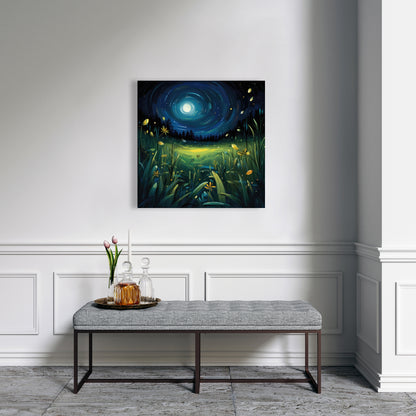 Between grass blades - 32"x32" Canvas