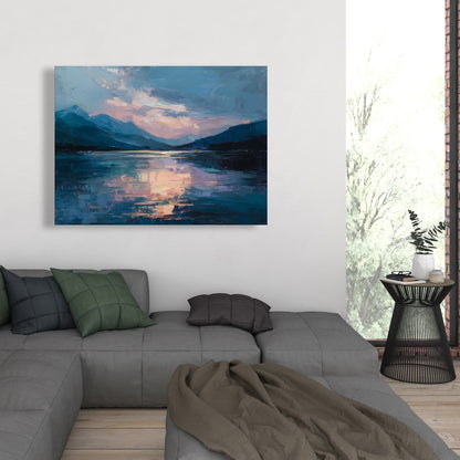 Reflect Pink Canvas - Stylish Home Decor Accent Piece