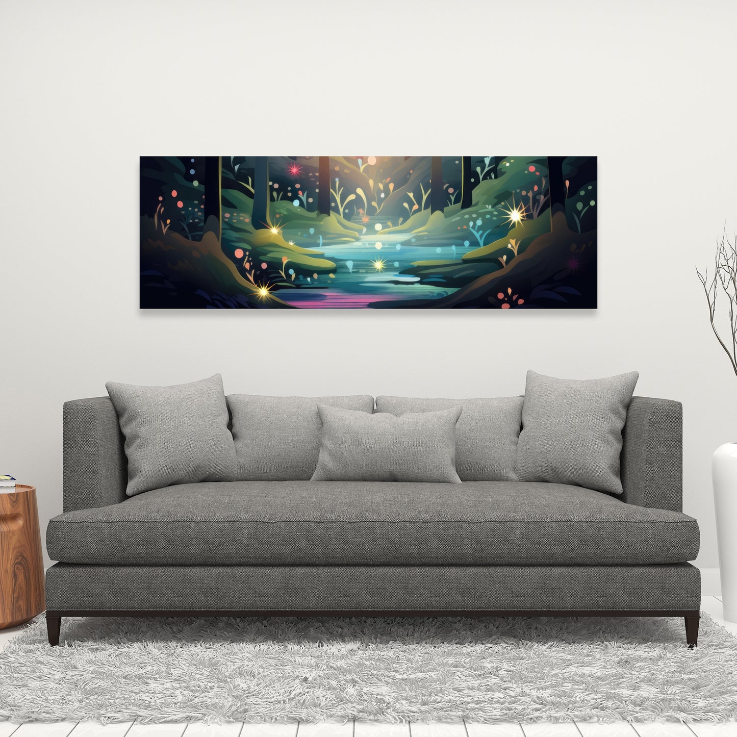 Magical forest - 32"x32" Canvas