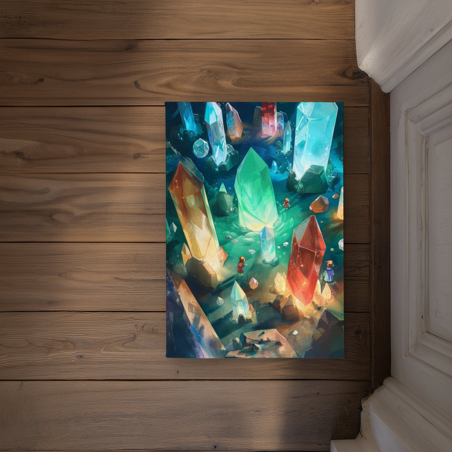 The Quest Turquoise Indoor Outdoor Door Mat - Home Decor