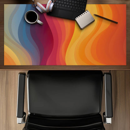 Cloudy Sky Orange Gaming Mat | Stylish Home Decor Accessory