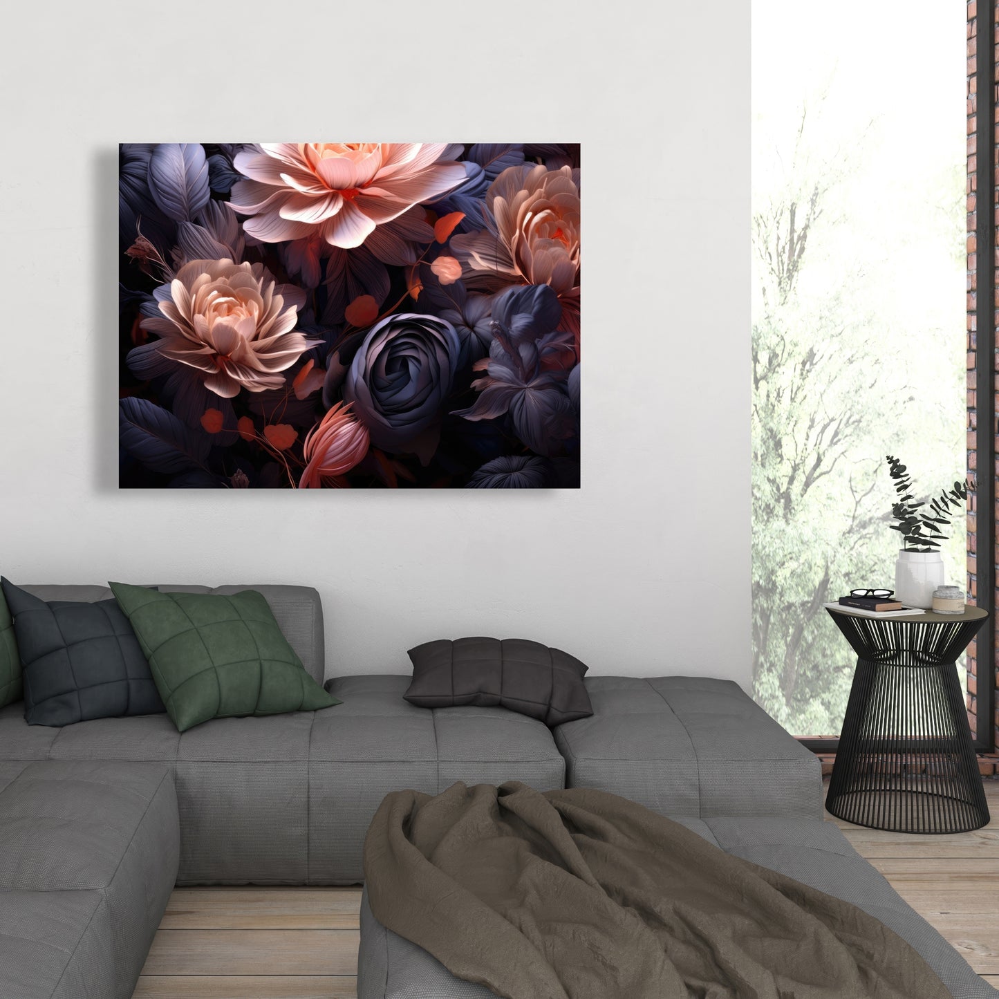 Sublime Light - White Canvas Art for Elegant Home Decor