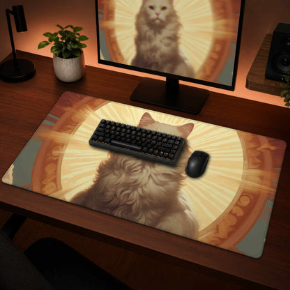 Infinite carelessness Brown Desk Mat | Stylish Mat