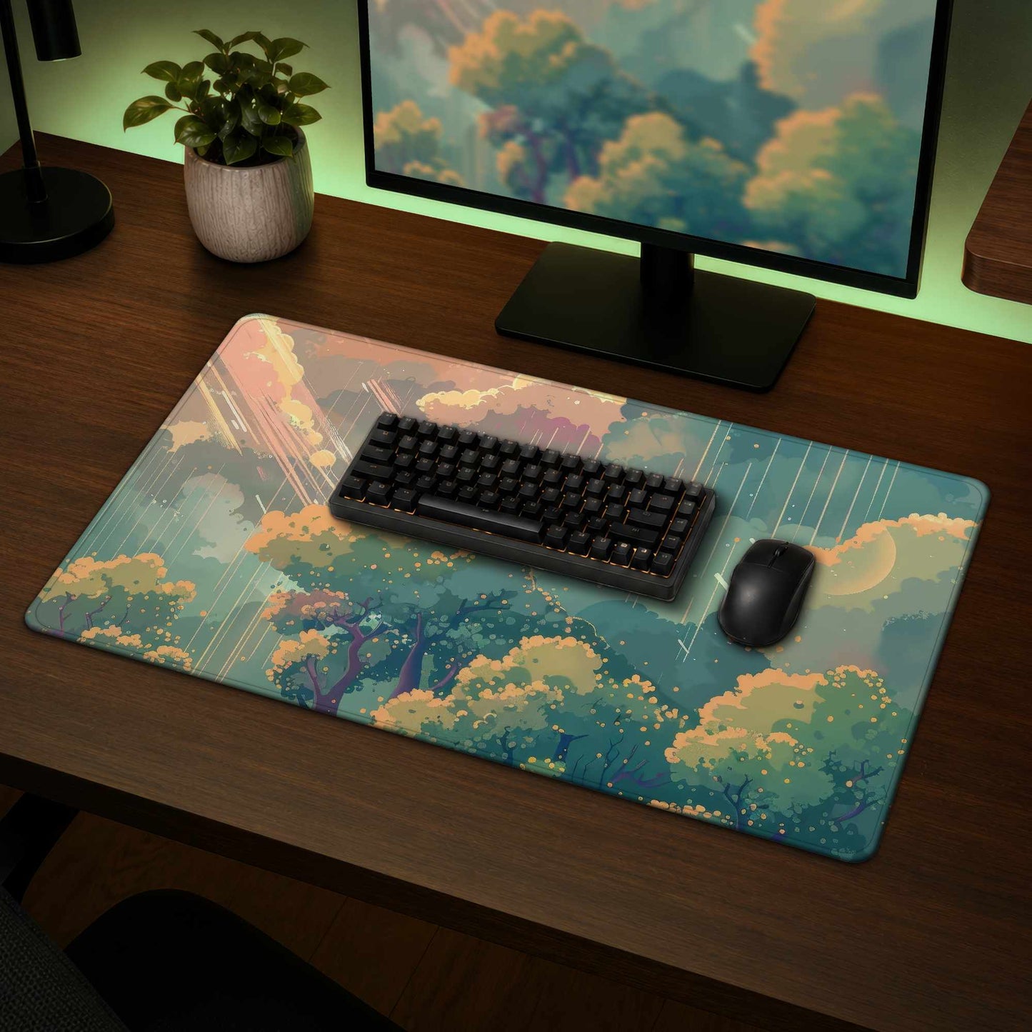 Crystal Winds Desk Mat | Elegant Home Decor Accessory