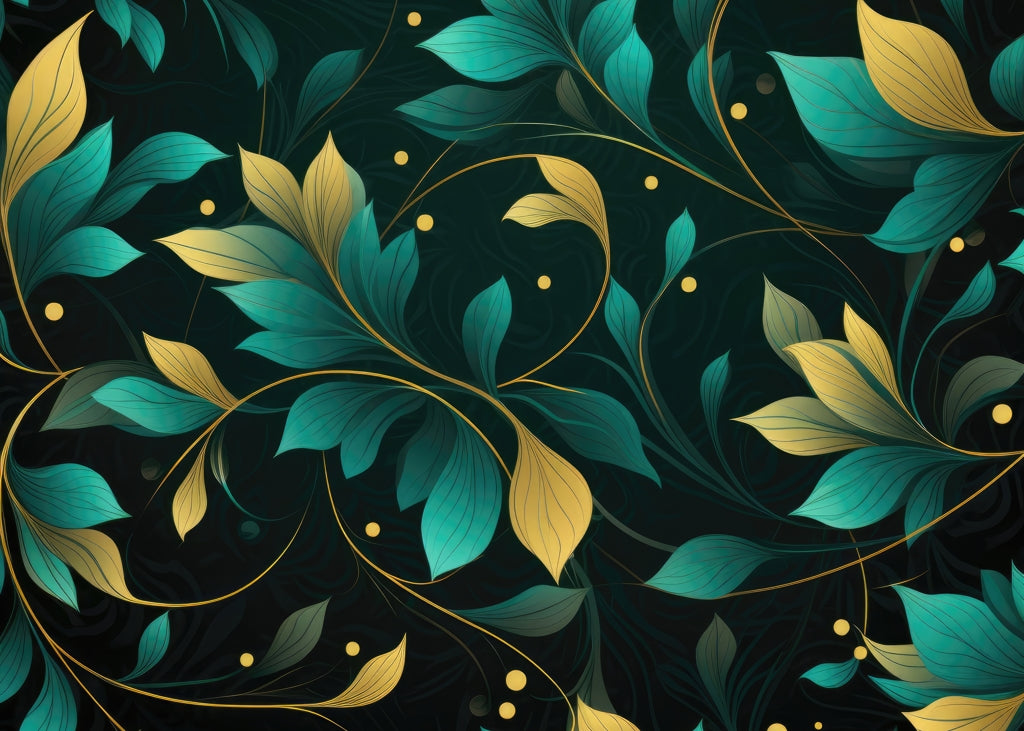 Twirling Twigs Green Indoor Outdoor Door Mat | Home Decor