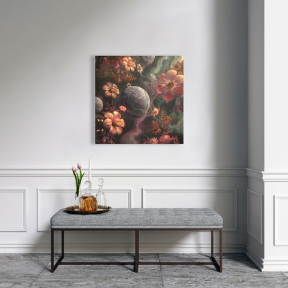 Flower space - 32"x32" Canvas