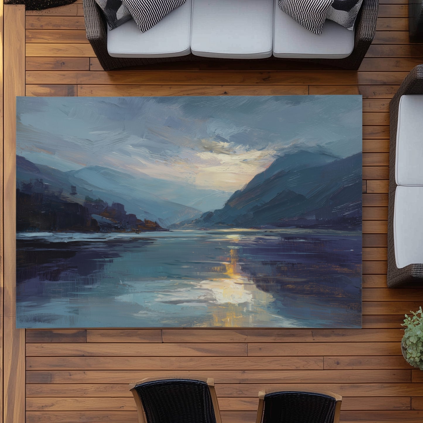 Tapis d'extérieur Obscure - Décoration élégante pour les terrasses