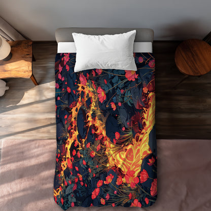 Dodging nature - 88"x88" Duvet Cover