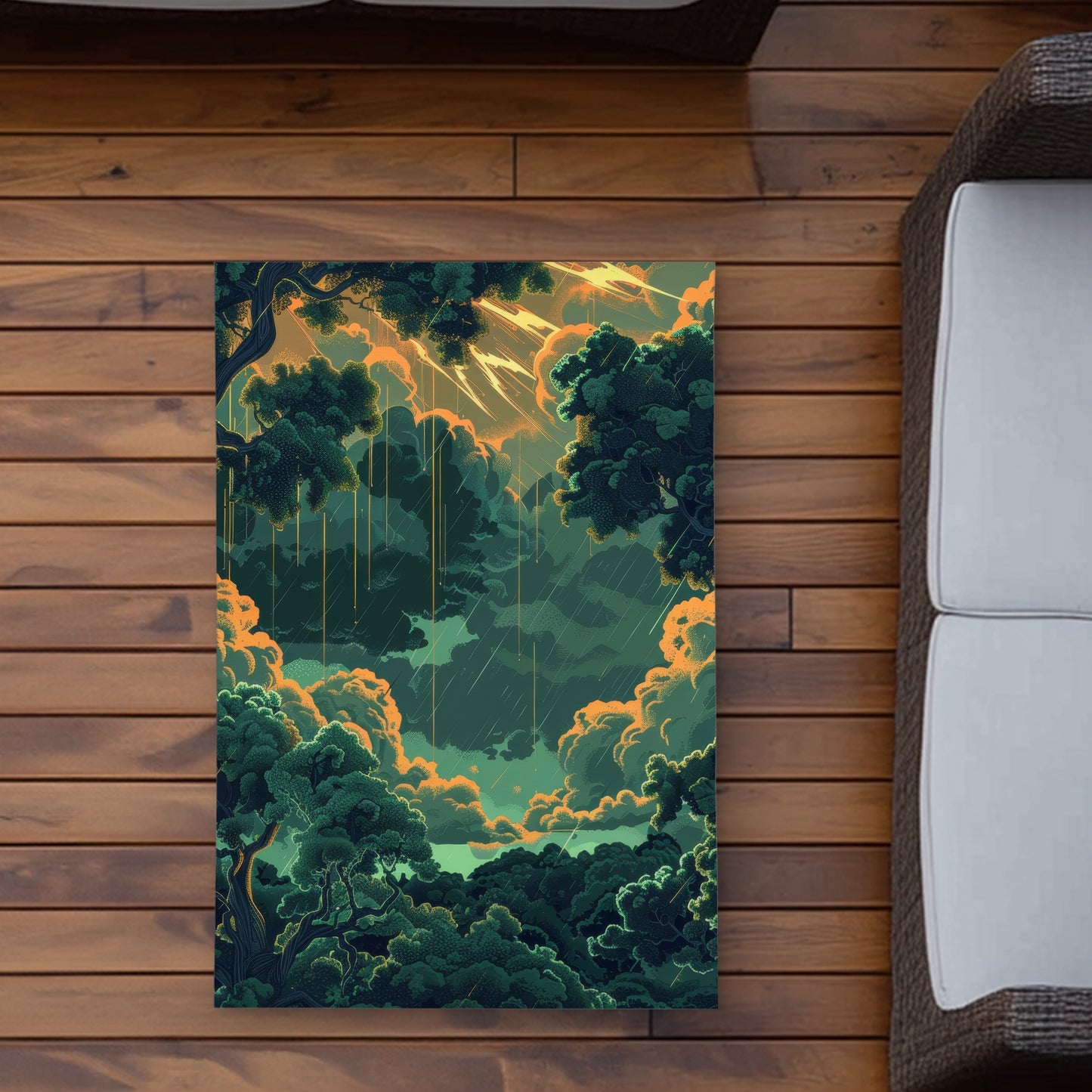 Tapis d'extérieur Drops - Pièce de décoration élégante pour la maison