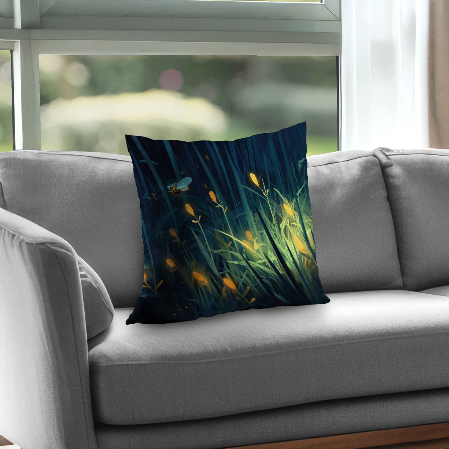 Glow trap - Throw pillow - Print on demand