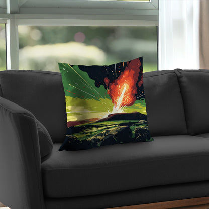 The Crash Orange Poly Twill Throw Pillow Insert | Home Decor